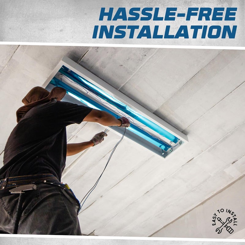 OHLECTRIC 2 Pack - Replacement for Keystone KTEB-132-1-TP-FC | 1 Lamp T8 Electronic Fluorescent Ballast | 120V Input with Rapid Start Operation | Finger Case | UL Listed - Image 4